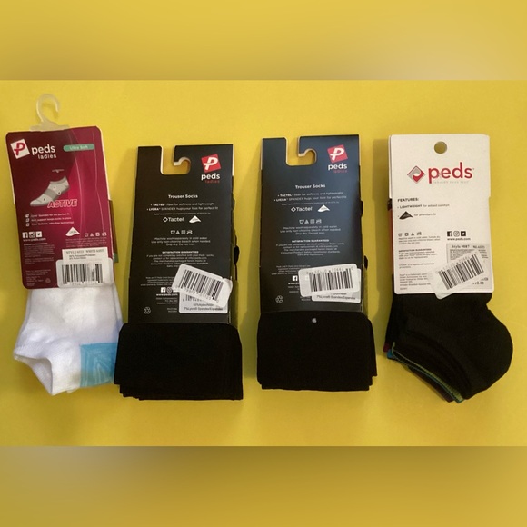 Peds Assorted 21 pairs Women’s Socks - Picture 2 of 8